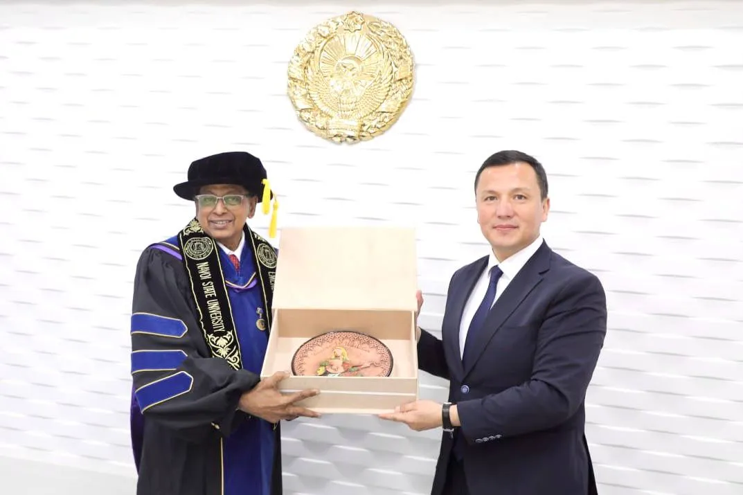 NAVOIY DAVLAT UNIVERSITETIDA YANGI FAXRIY PROFESSOR