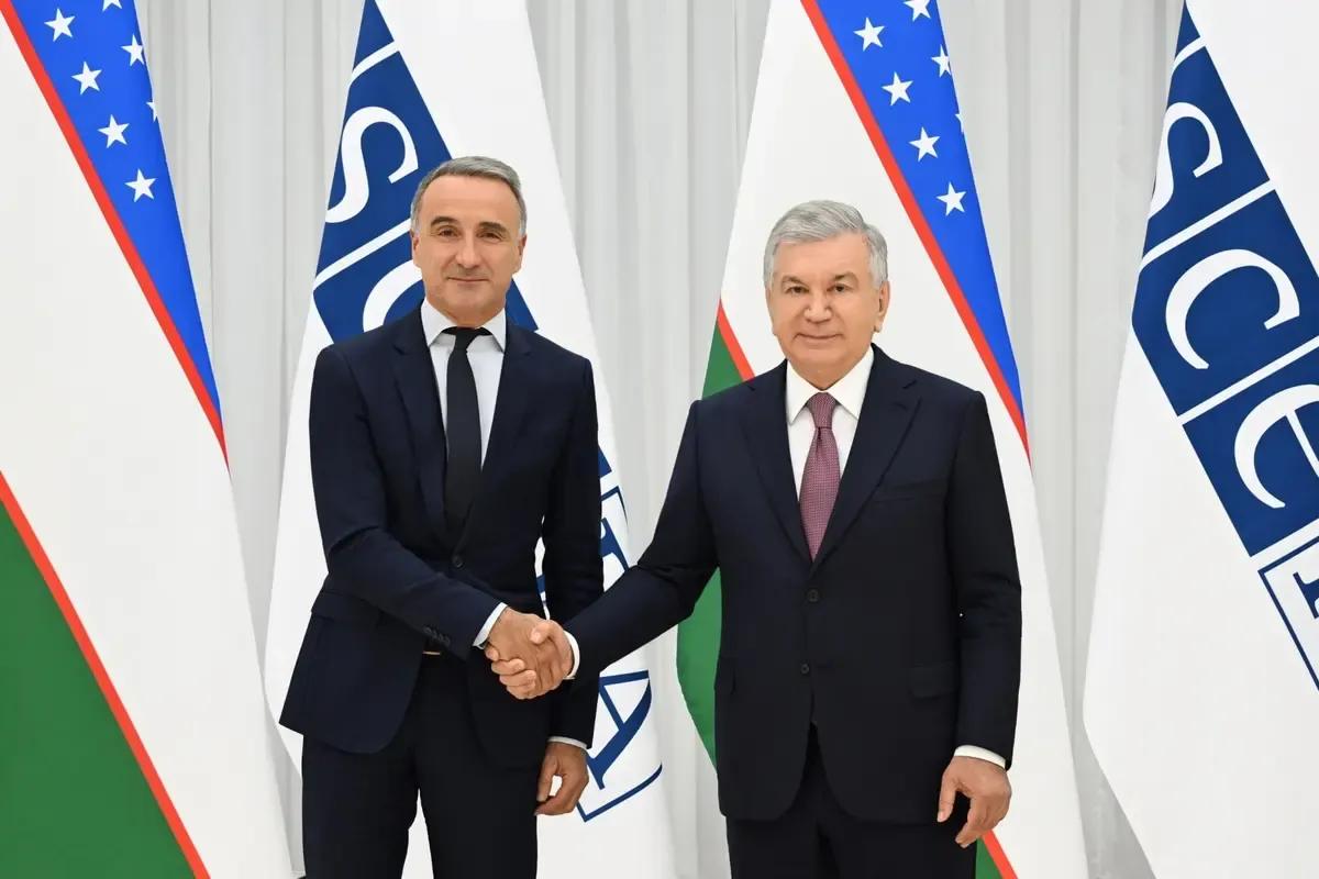 Prezident va YEXHT Parlament assambleyasi raisi hamkorlikning yangi yönalişlarini belgilab oldi Şavkat Mirziyoyev mamlakatimizga amaliy taşrif bilan kelgan Yevropada xavfsizlik va hamkorlik taşkiloti (YEXHT) Parlament assambleyasi raisi Pere Joan Pons Sampyetro bilan uçraşdi.